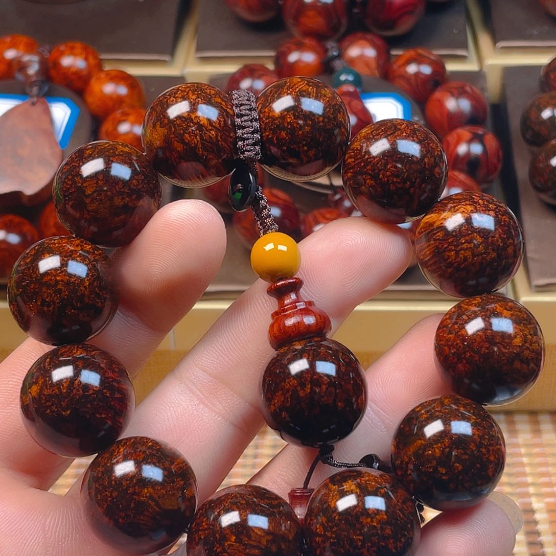 花梨木类园*龙鳞纹黄金底