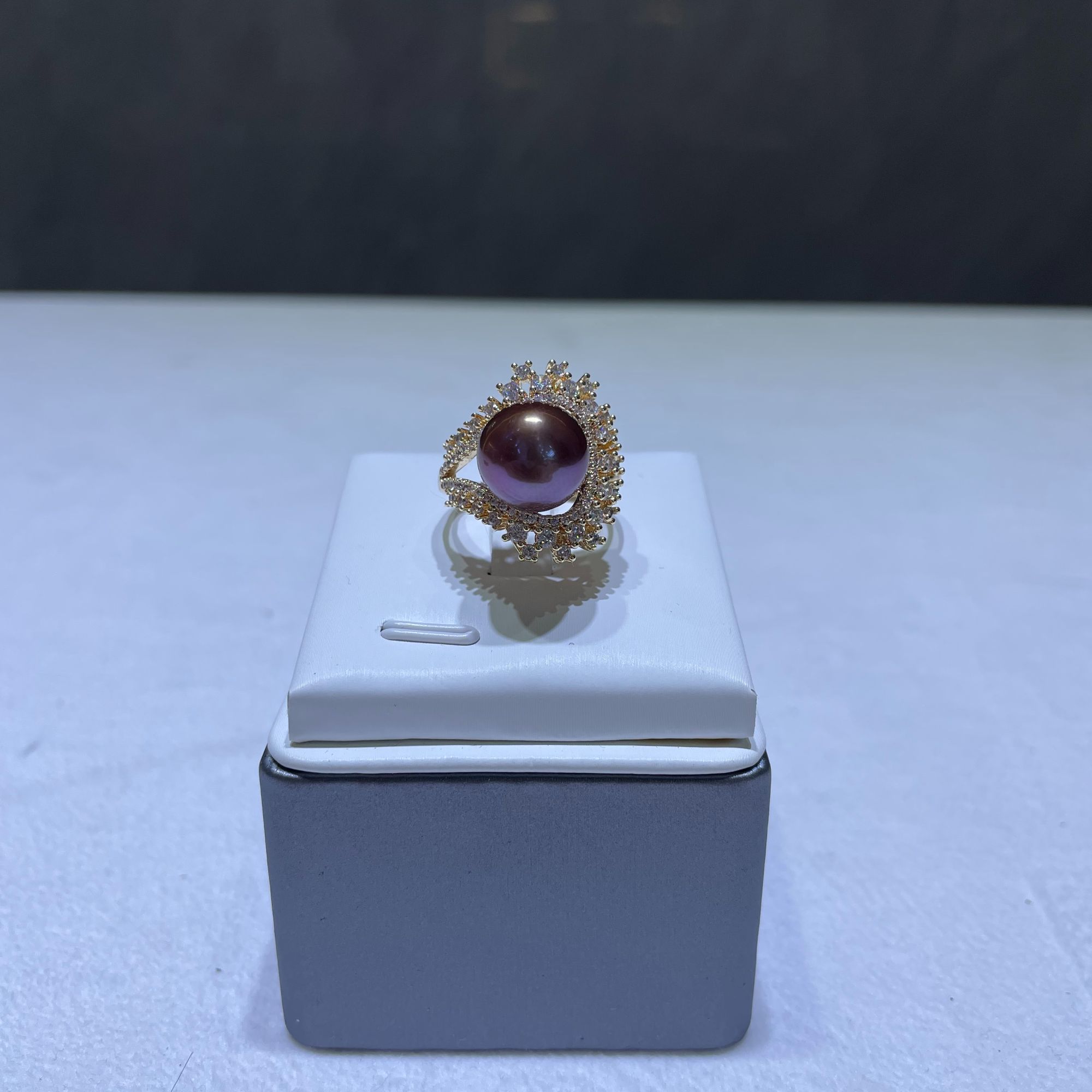 【王总新年福利】特选6A级帝王紫珍珠戒指