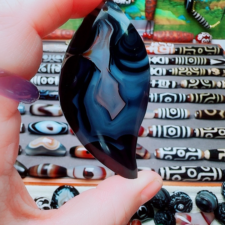 玛瑙/玉髓合金珠宝半成品