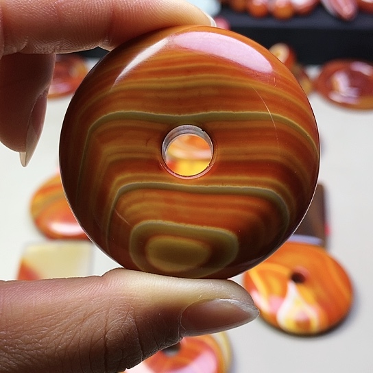 玛瑙/玉髓吊坠(不含链)未镶嵌无**雳