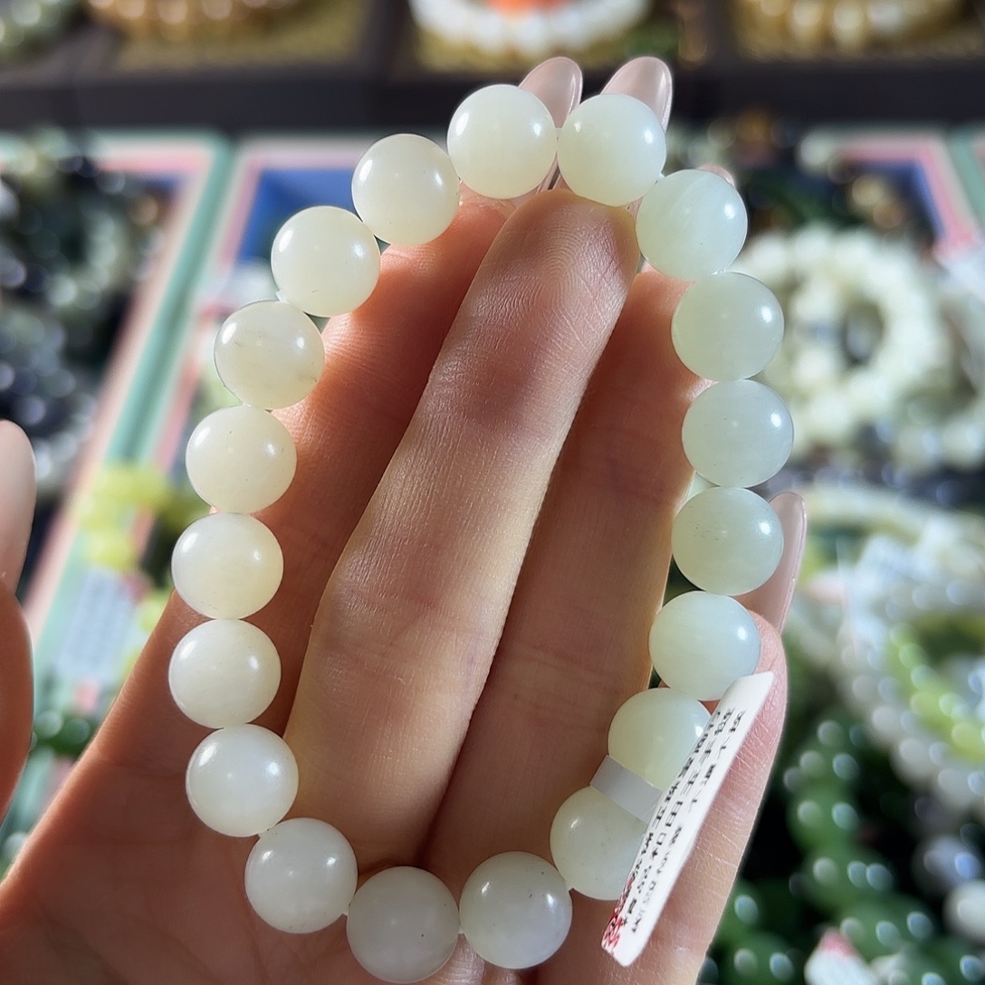 和田玉未镶嵌手链55