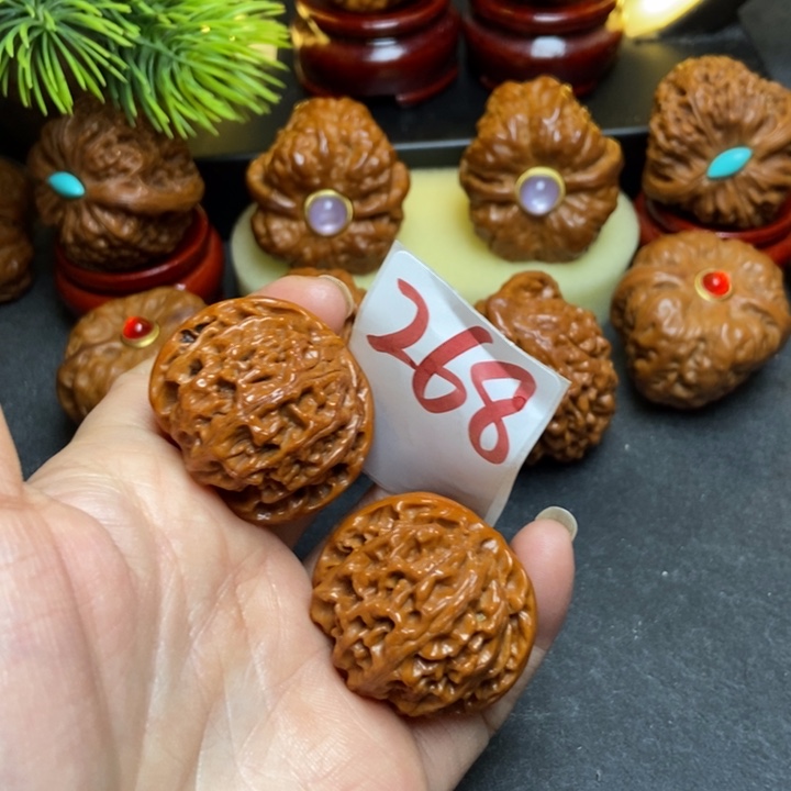 文玩核桃把件33苹果268