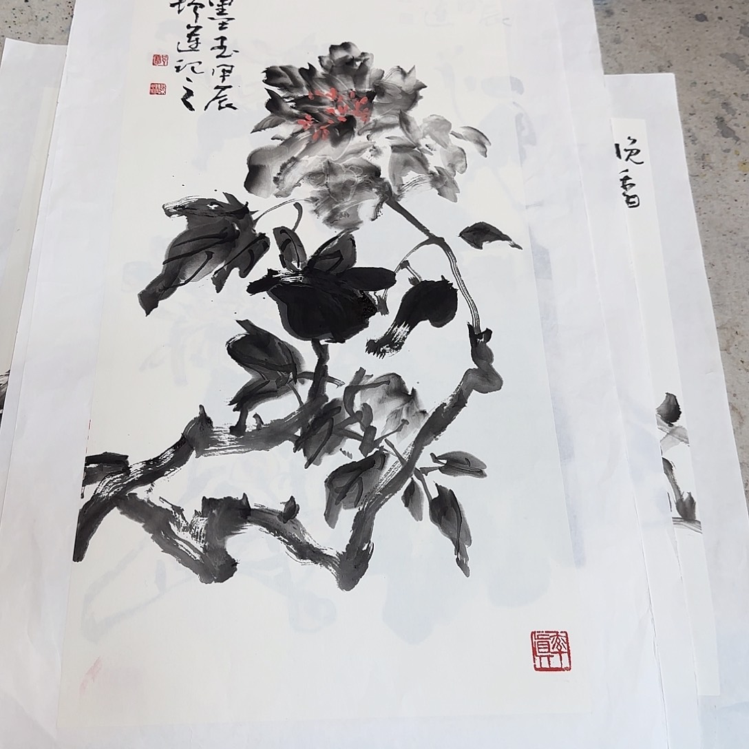 国画?****月楚越老师手绘作品