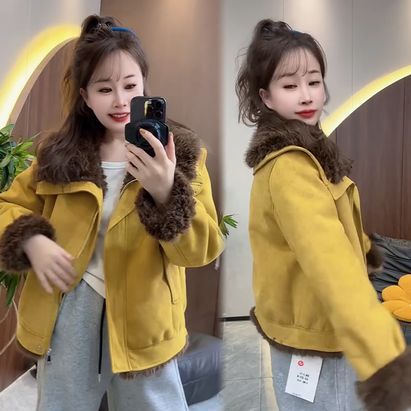 2025秋冬新款时尚显瘦气质网红高档洋气女高级百搭宽松大码外套潮