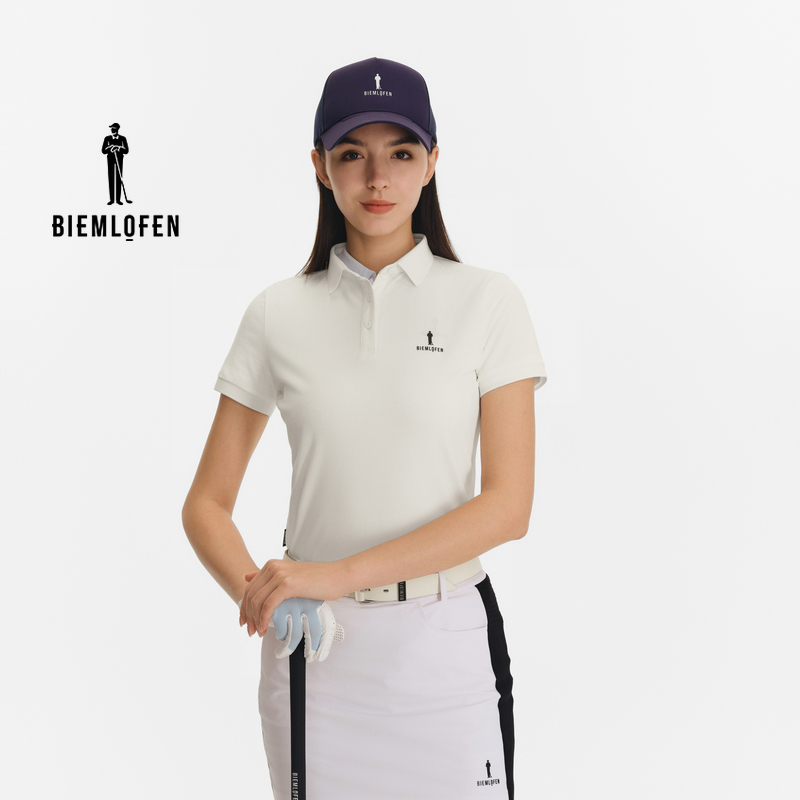 【凉感透气】比音勒芬高尔夫2026春新女运动休闲弹力舒适短袖POLO衫