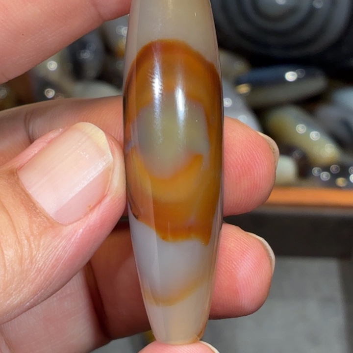 玛瑙/玉髓散珠_HEIMORI 天然天珠