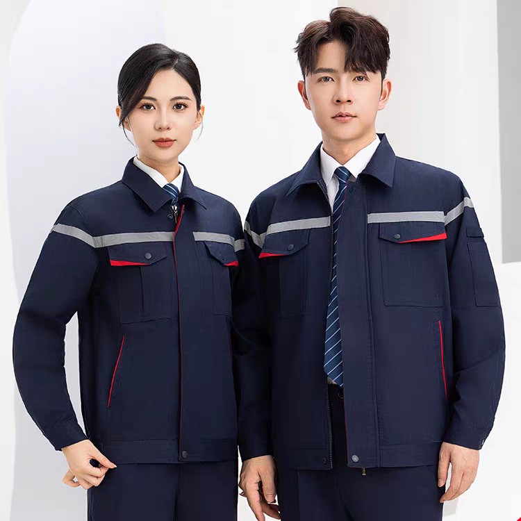 613尖刀款春秋季工作服套装男女士耐磨工地工厂车间工装汽修服