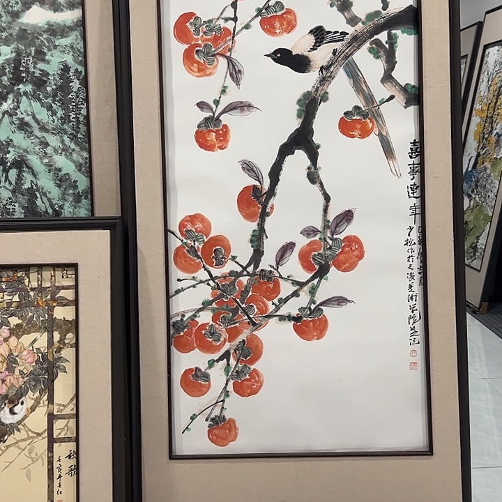 天***装国画王少桓老师花鸟画作品