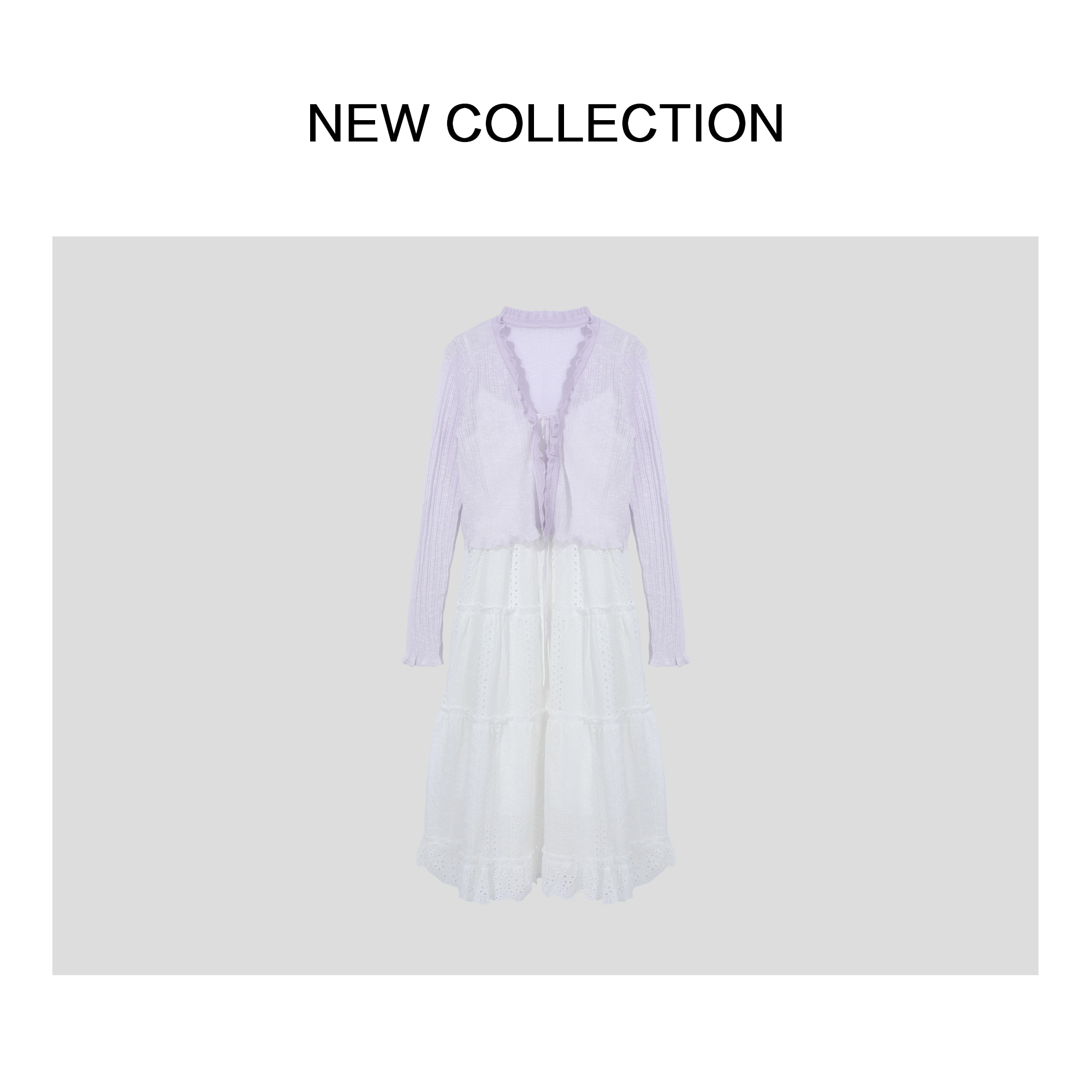 【婷婷专属】L3528069 新款夏装连衣裙两件套 8069-28069