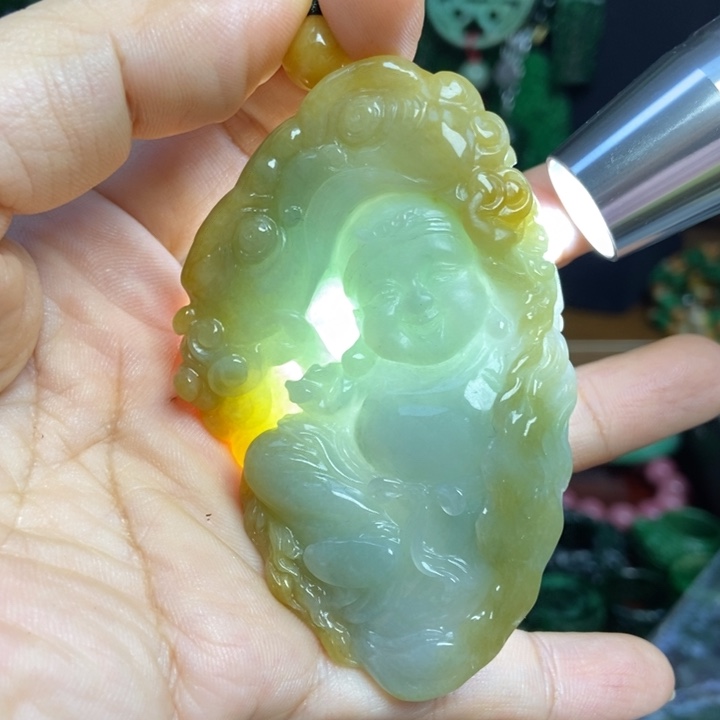 配饰胶块舞狮小孩