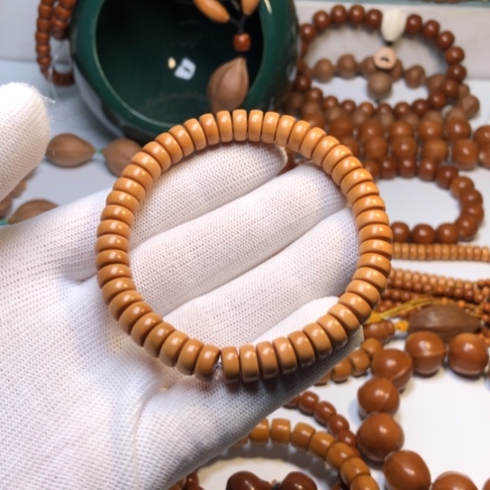 橄榄核吊坠8.6直切手串