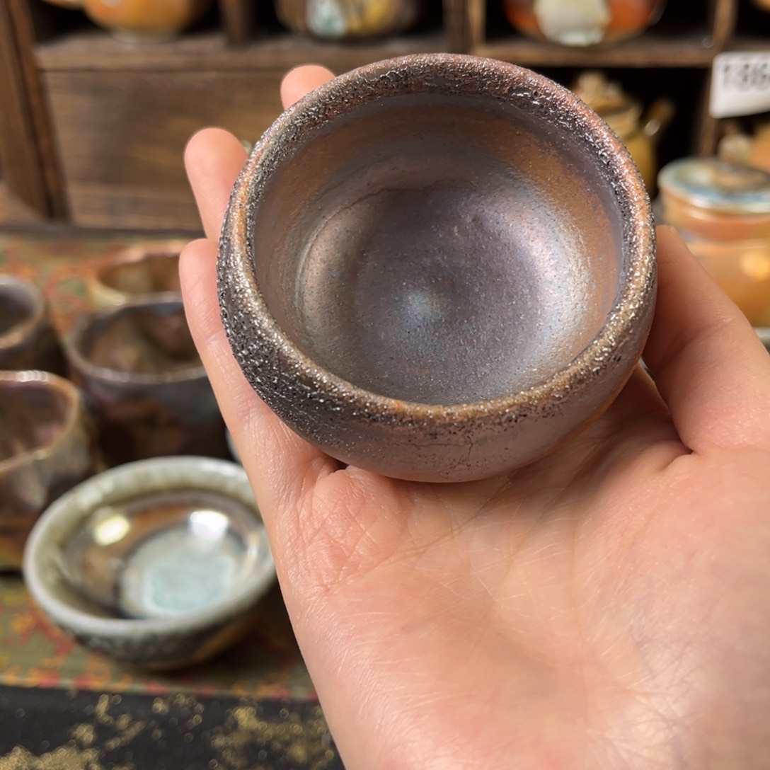 杯柴烧茶器主人杯杯