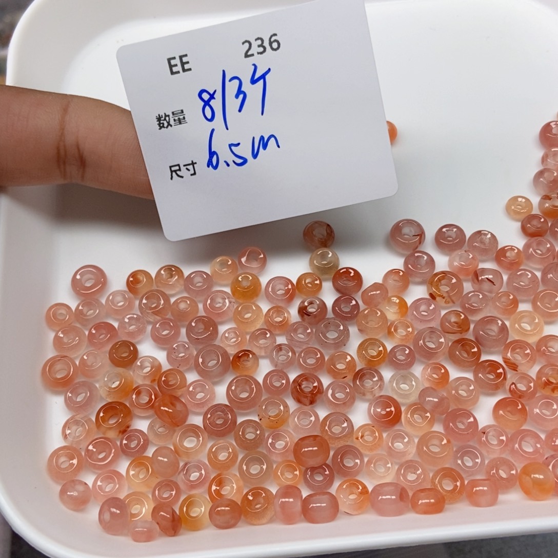 南红玛瑙合金颈饰EE236