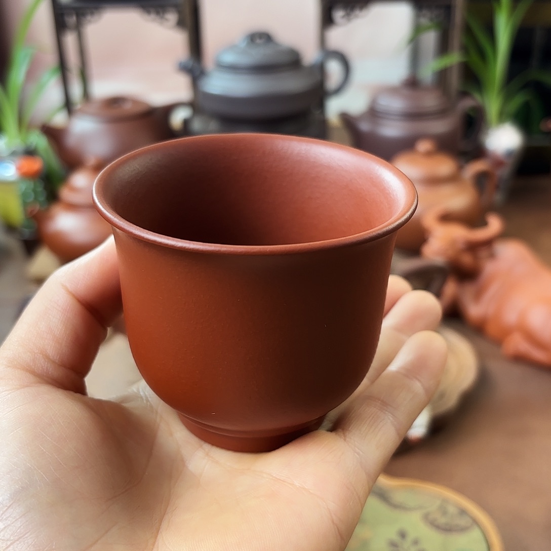 紫砂茶壶主人杯大红袍120cc