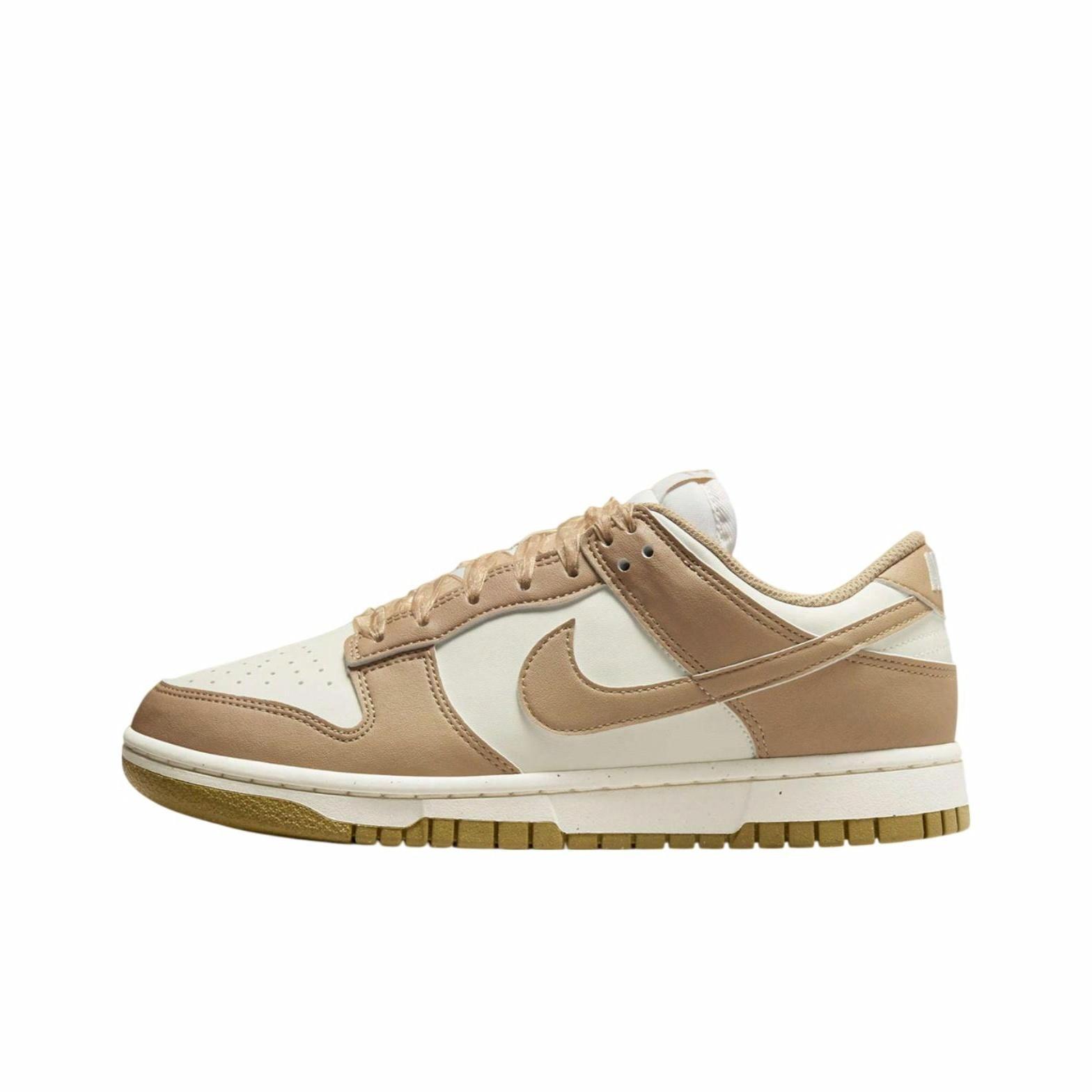 NIKE 耐克官方正品女子低帮丝巾复古米棕DUNK板鞋IB7311-101