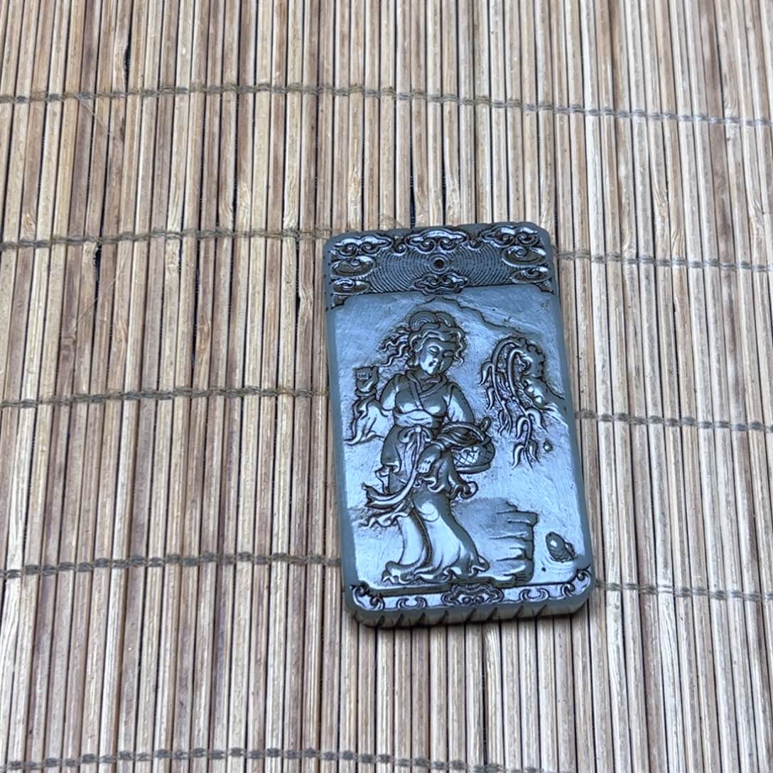 未镶嵌和田玉挂件八**动