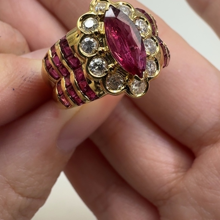 红宝石戒指未镶嵌