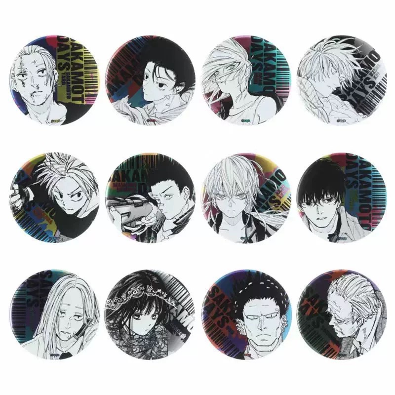 坂本日常浮雕吧唧二弹【 未成年禁止下单 默认代拆】