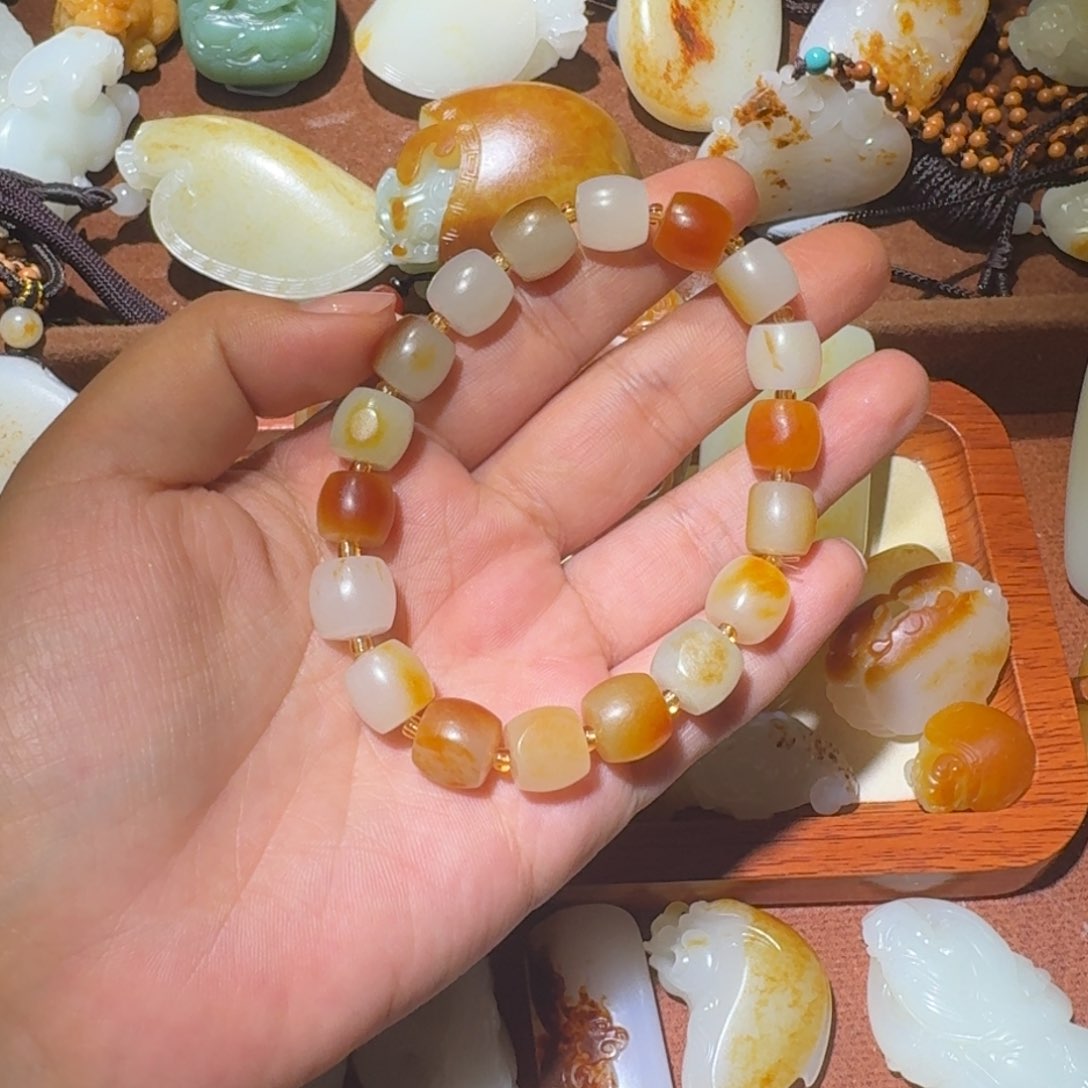 手链未镶嵌和田玉谍**重