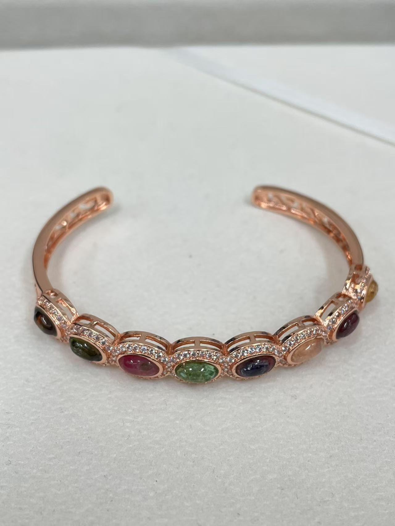 碧玺开口手镯（多样性一件发货）