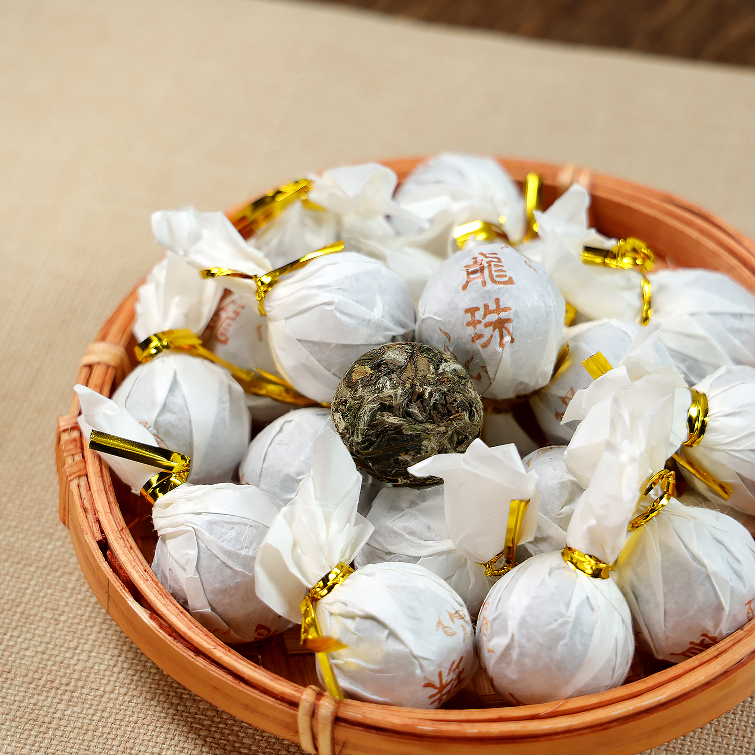 2022年【白牡丹龙珠】120g 福鼎太姥山核心产区 花香水甜