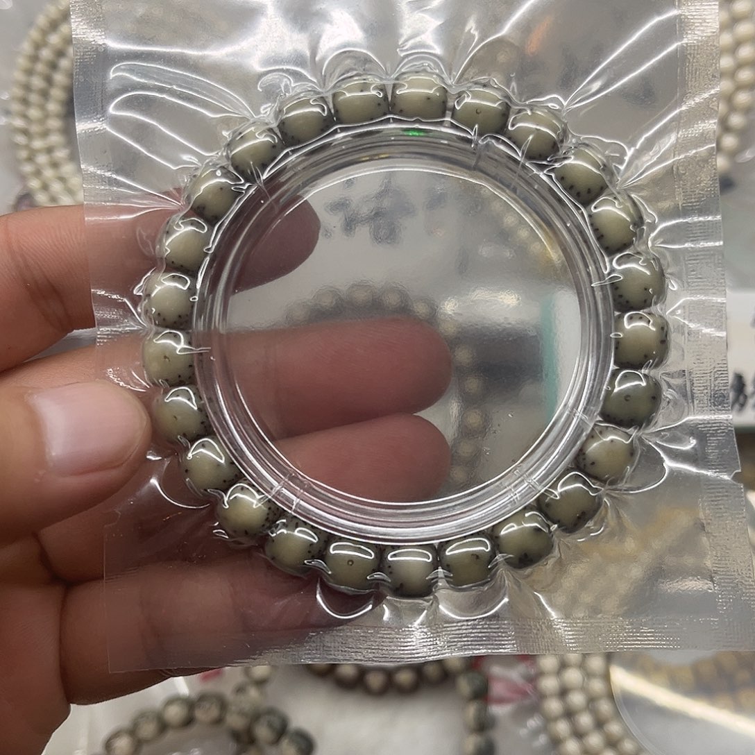 星月菩提手串卡9冰糖侧留白