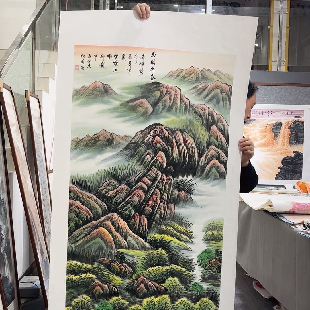 国画LT国画作品单幅任发