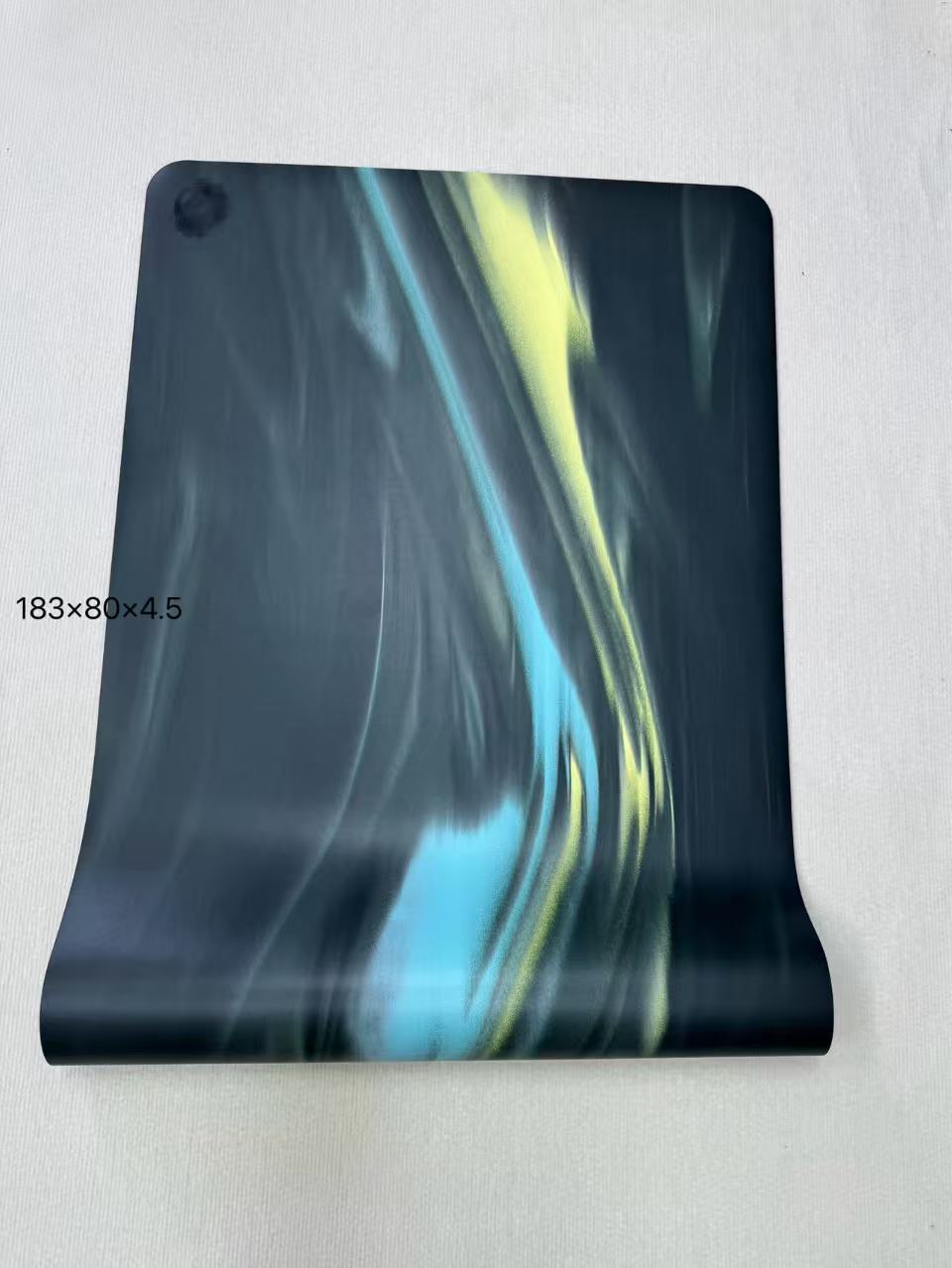 品牌&青光蓝椰壳80宽加大加宽天然橡胶高品质瑜伽垫品牌货.