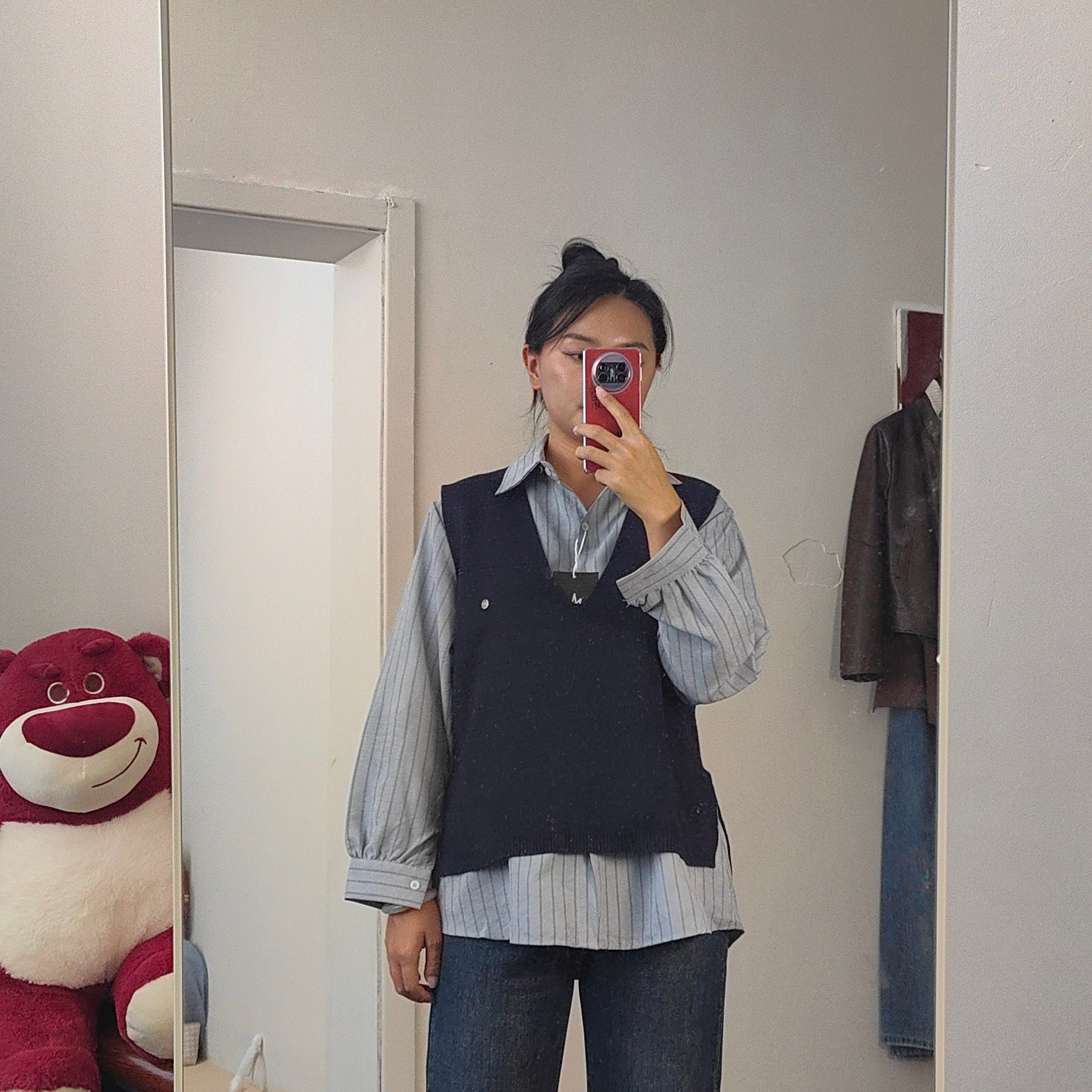 秋季微胖mm女装省心穿搭衬衫