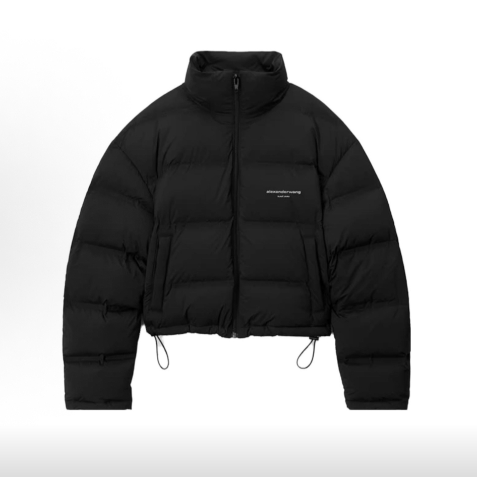 未使用 ALEXANDER WANG (斑鸠)Alexander wang 黑色立领羽绒服