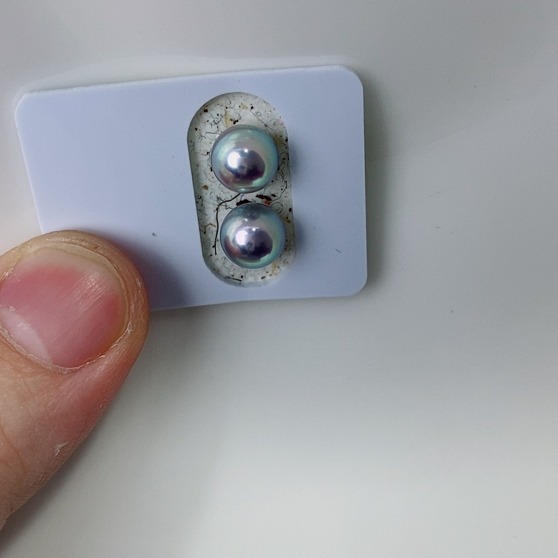 海水珍珠耳饰18K金镶嵌