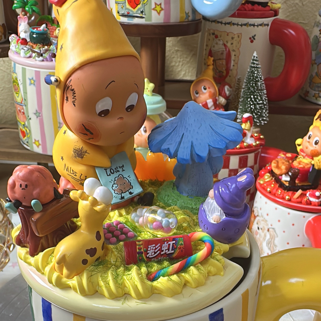 DIY奶油胶马克杯礼物