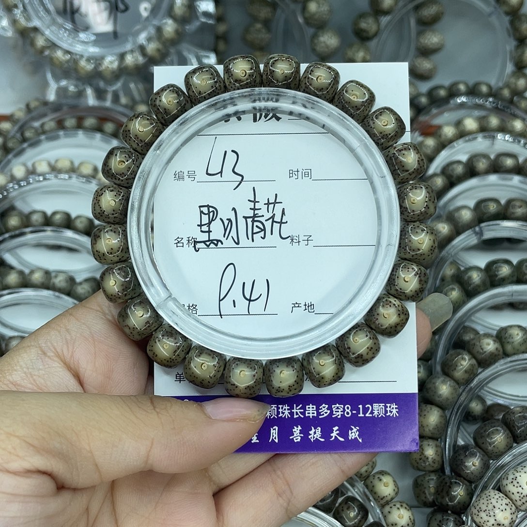 述***ㅤ星月菩提吊坠L13黑冰9