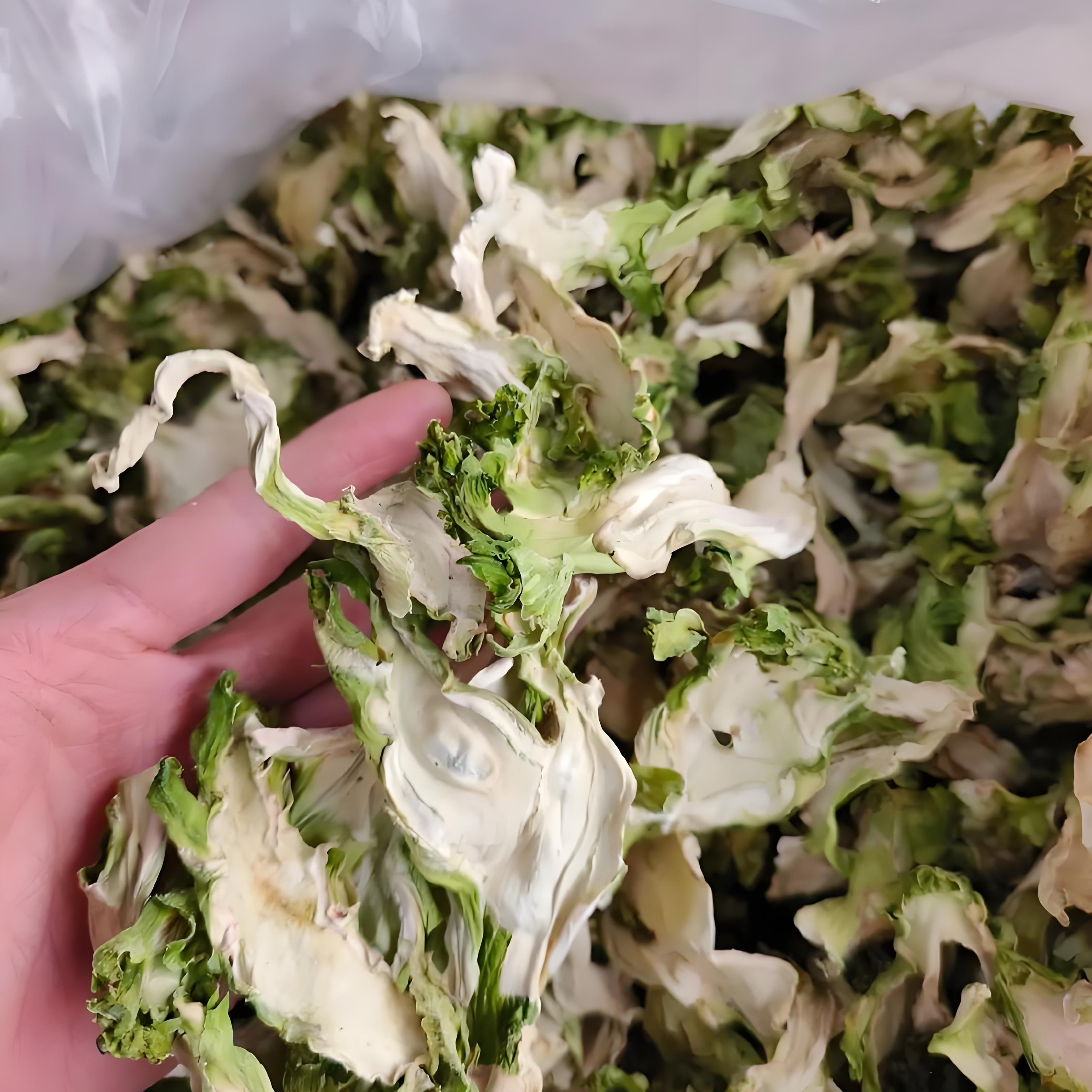 干儿菜片  农村自然晒干