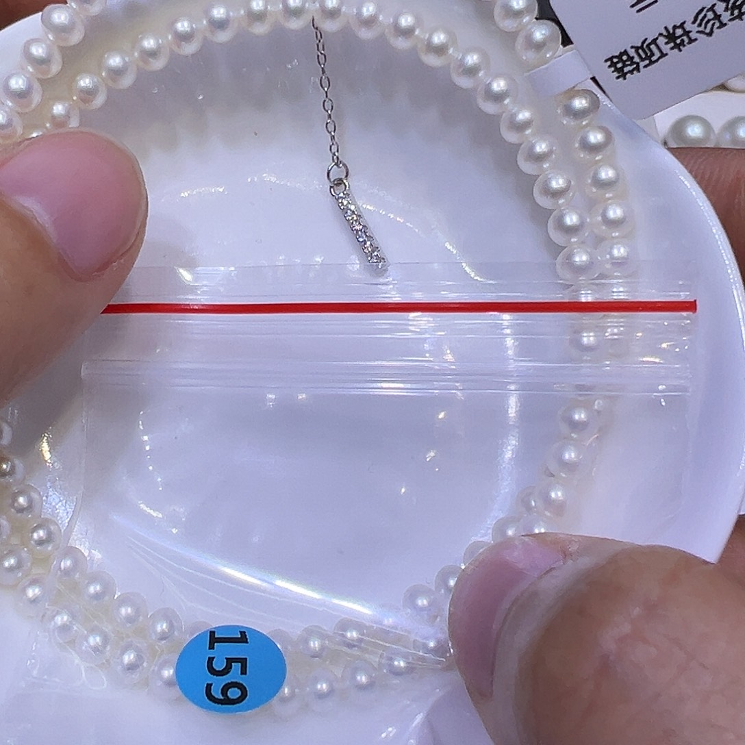 耳饰银S925镶嵌淡水珍珠