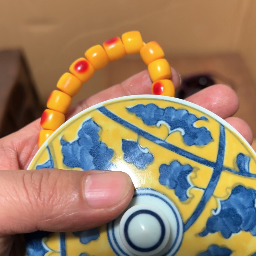碟随**左瓷器木器工艺摆件