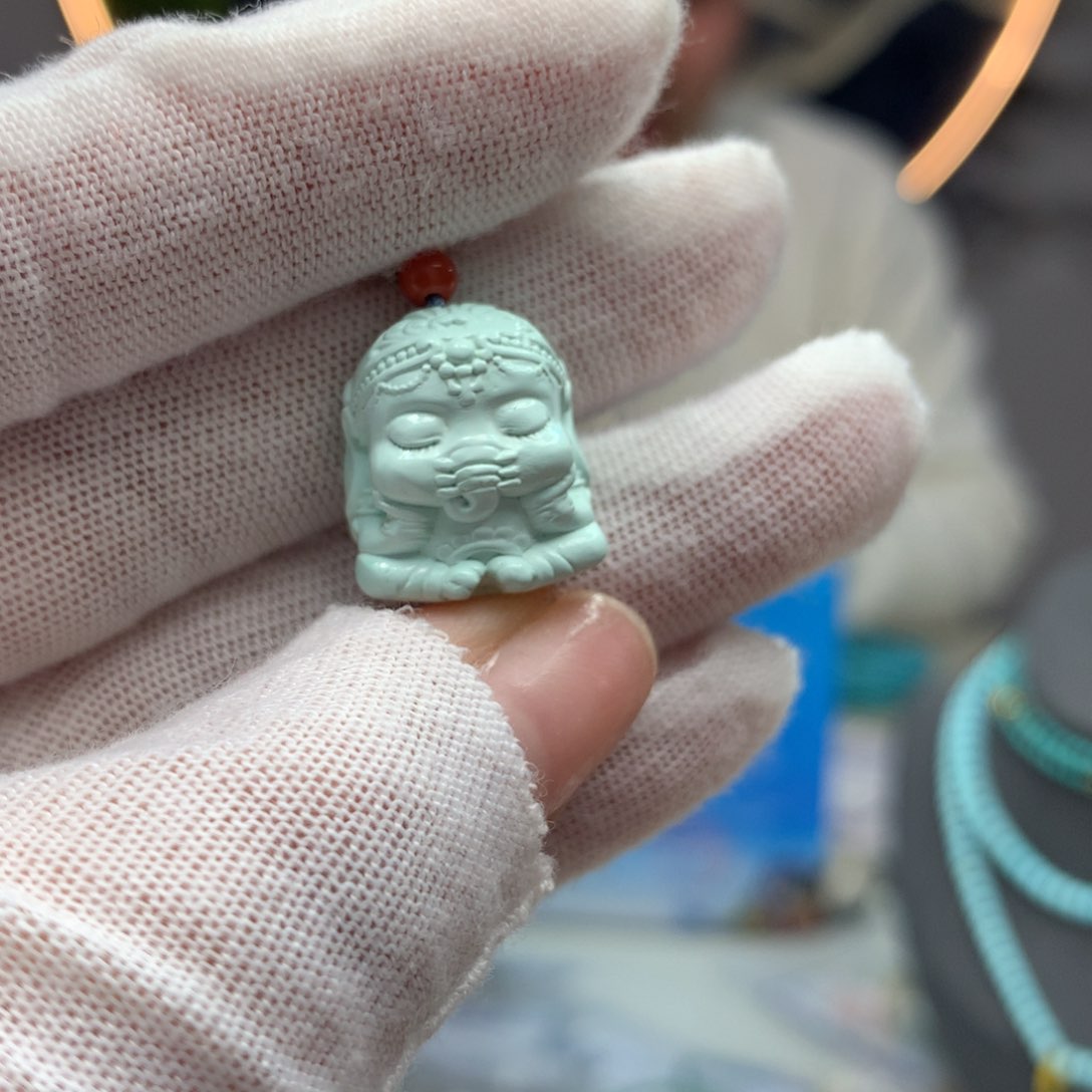 绿松石挂件未镶嵌