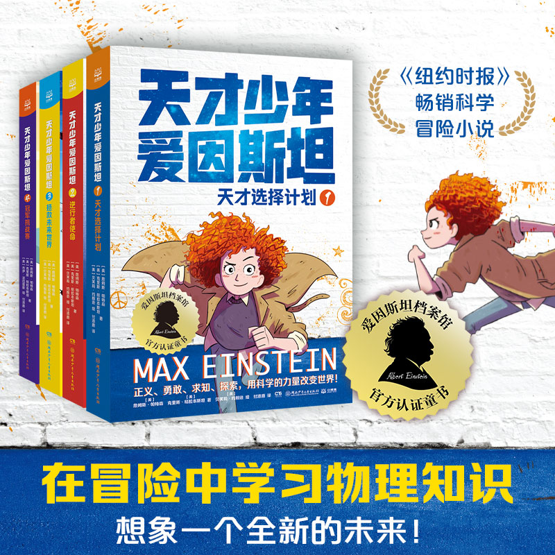【当当】天才少年·爱因斯坦（全4册）想象力比知识更重要