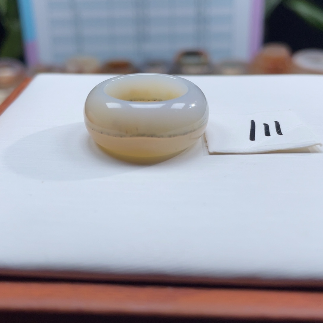 玛瑙/玉髓未镶嵌戒指Z16.1港12