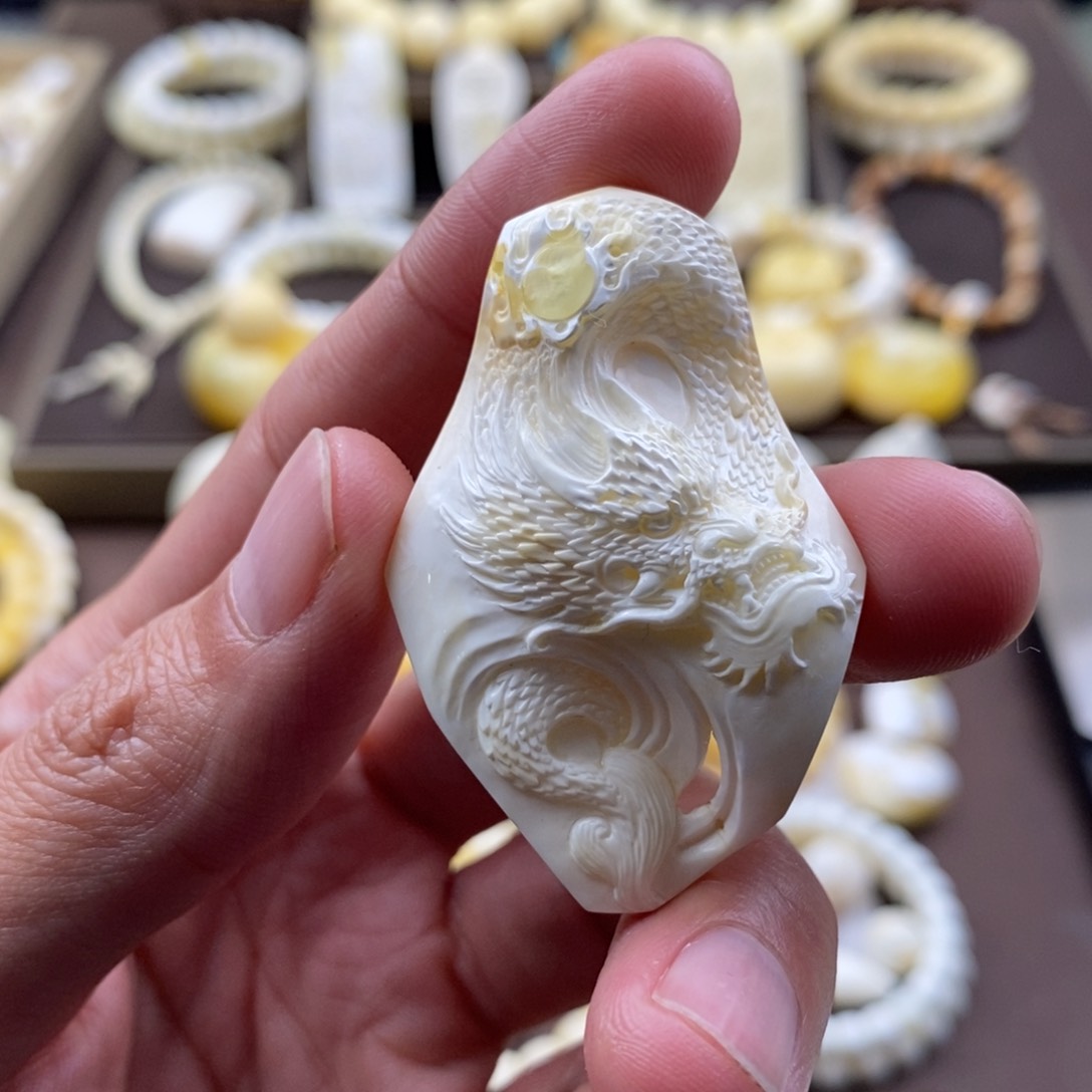 琥珀裸石未镶嵌蜜蜡吊坠项链腰链