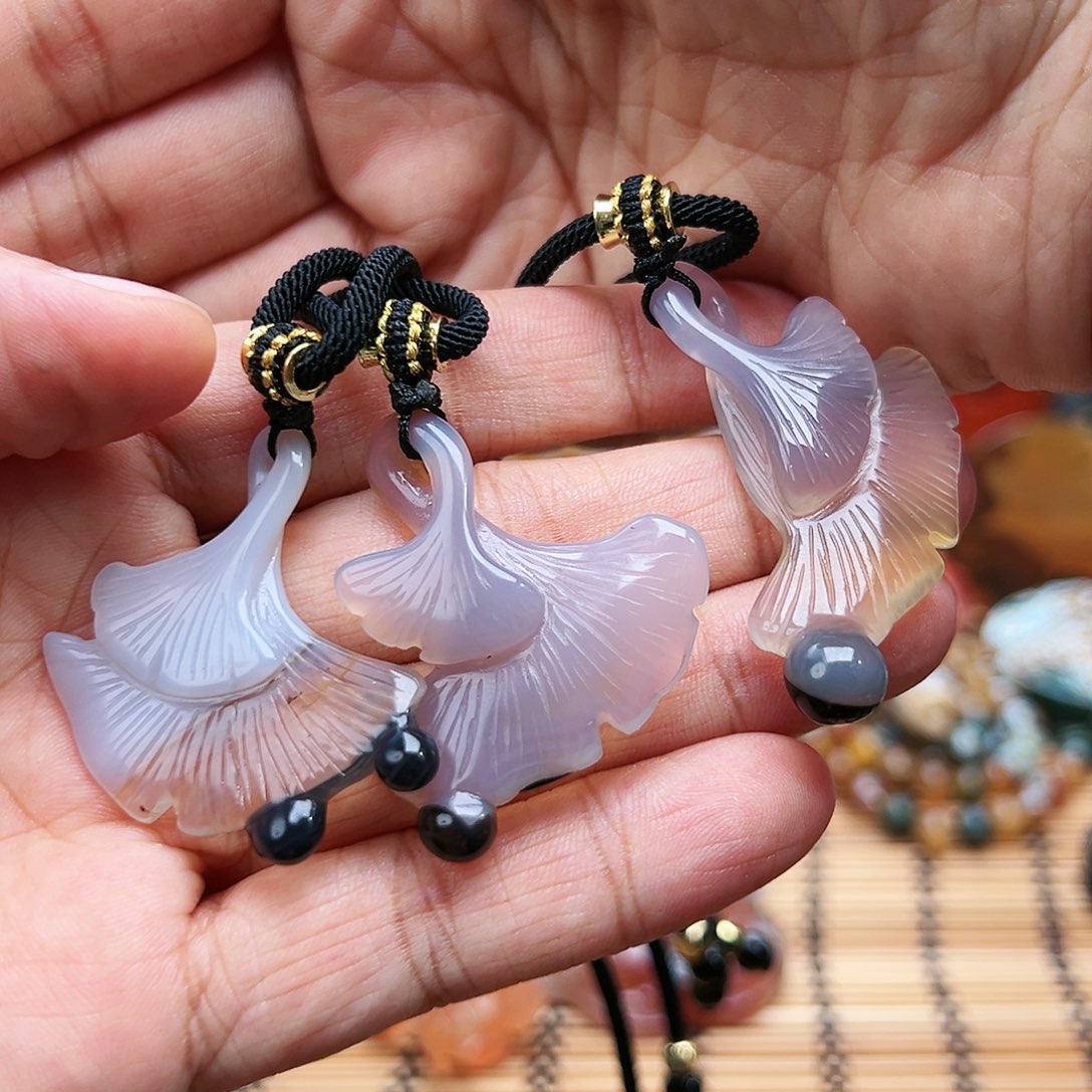 玛瑙/玉髓未镶嵌珠宝半成品随机3发一