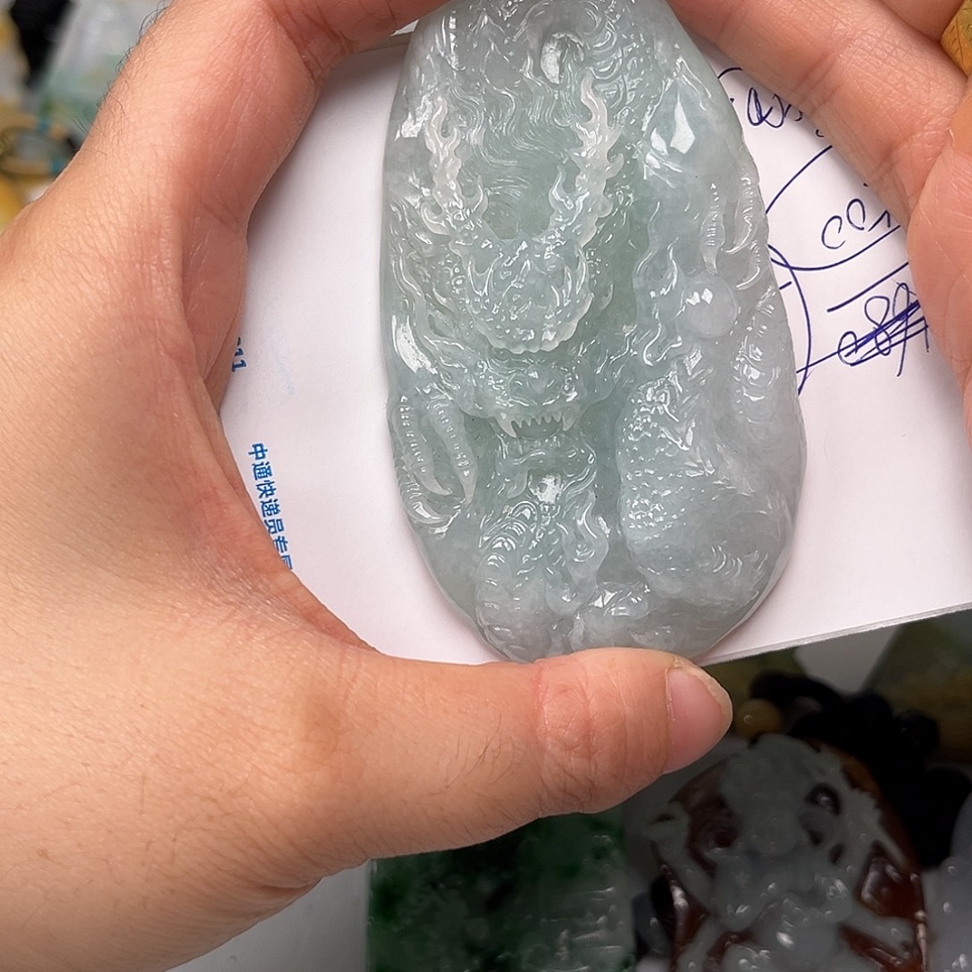 H***O翡翠未镶嵌颈饰翡翠