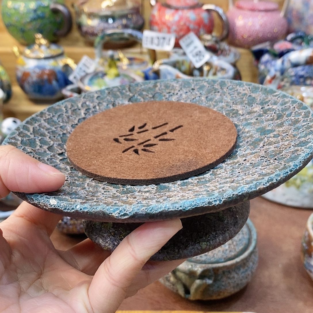 粗陶岩矿志野茶器