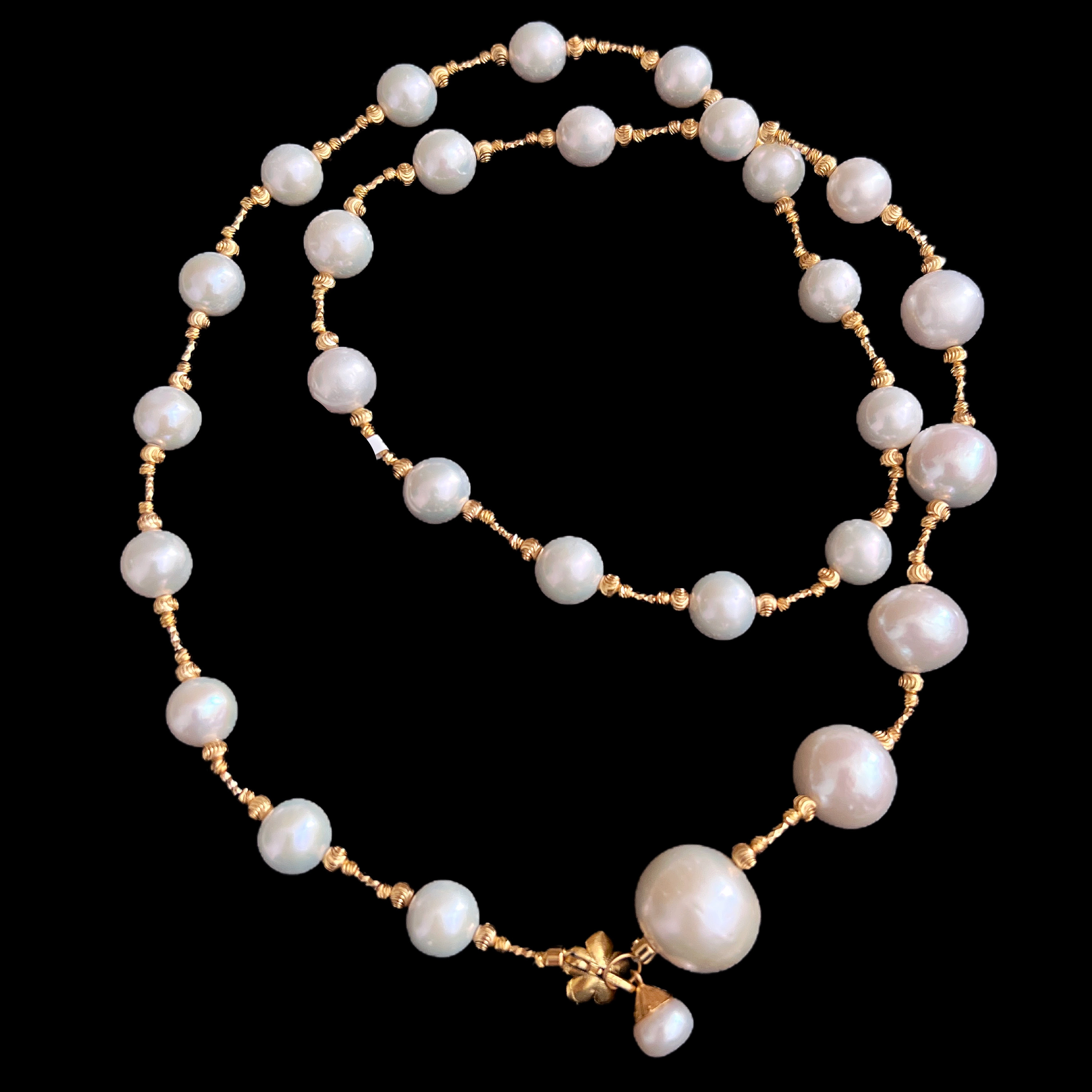 3537-珍珠项链孤品