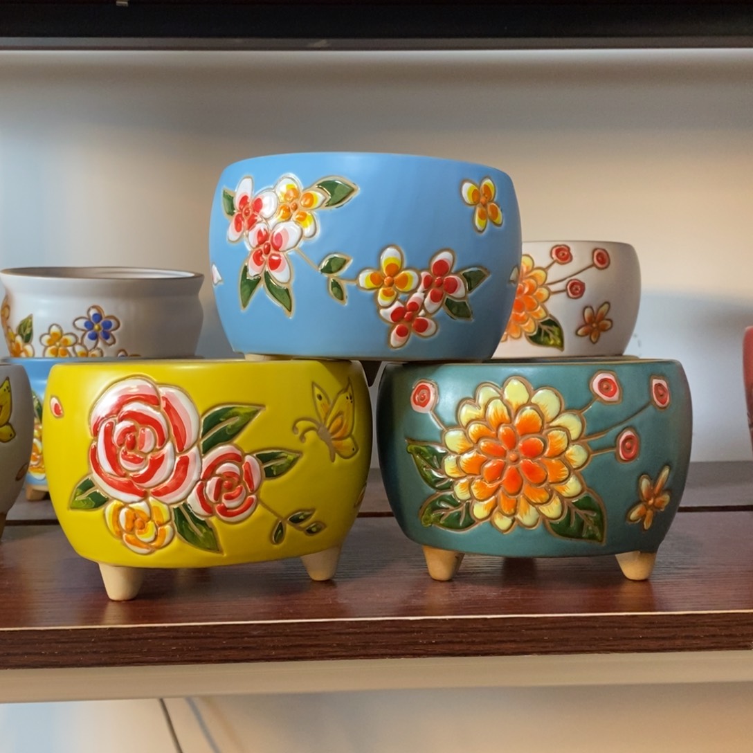 韩式多肉植物花盆