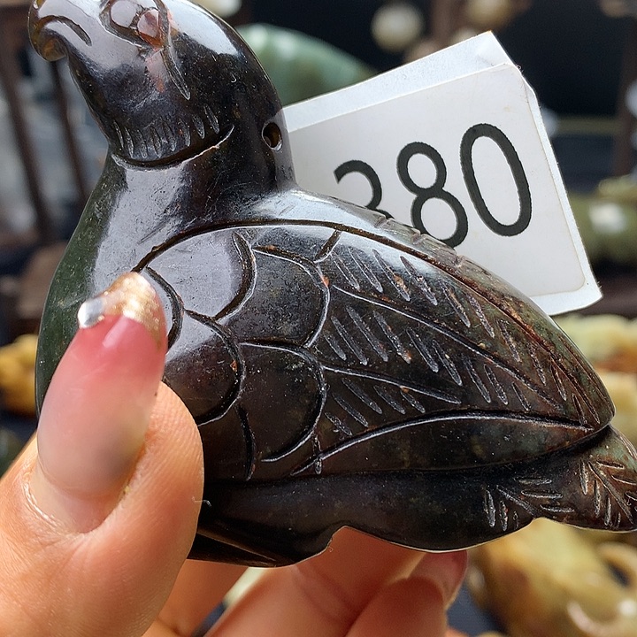 和田玉未镶嵌车挂