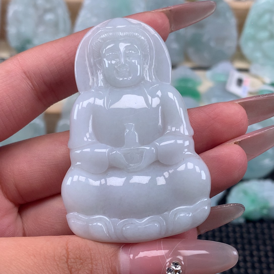 翡翠未镶嵌颈饰天然翡翠