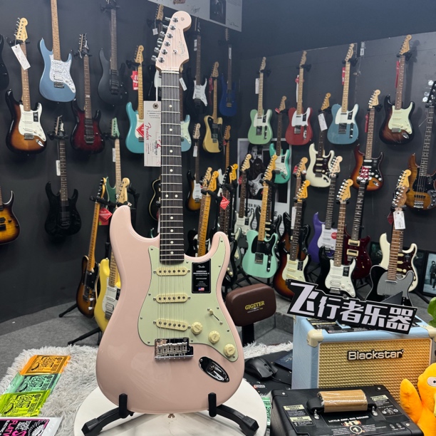 特价fender电吉他限量版美专2代贝壳粉0173900756三单ST彩头琴