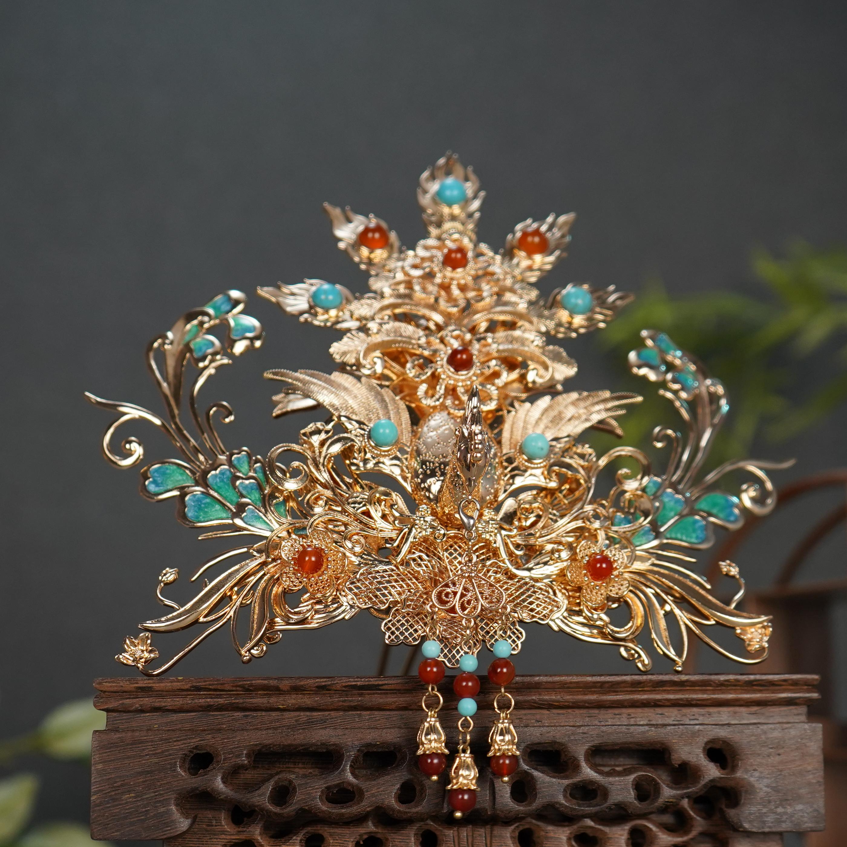 [凰飞]古悦倾城古风汉服发饰