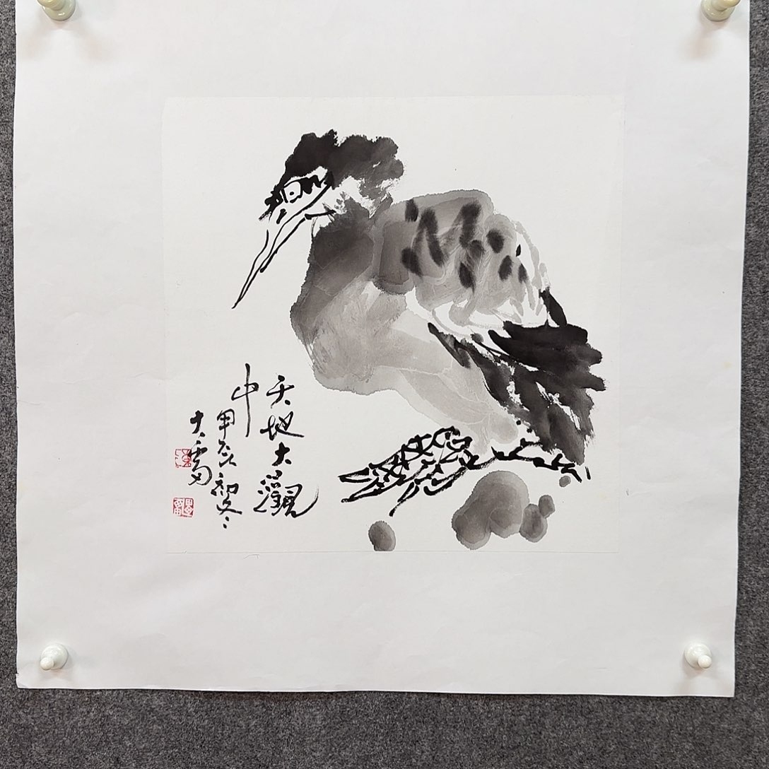 国画大雷老师手绘作品